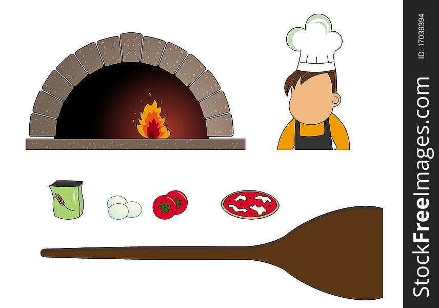Making pizza elements