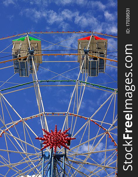 Ferris Wheel Carriages at a Fair