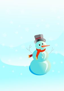 The Snowman Royalty Free Stock Images