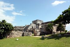 El Castillo Of Tulum Royalty Free Stock Images