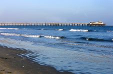 Pier On A Beach Stock Images Pier On A Beach Stock Images