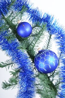Blue Christmas Balls Royalty Free Stock Images Blue Christmas Balls Royalty Free Stock Images