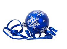 Christmas Decoration With Ribbon Stock Photos Christmas Decoration With Ribbon Stock Photos