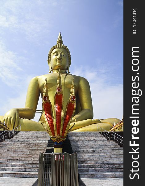 Big Buddha image in Thailand