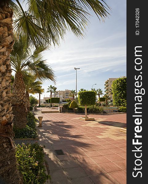 Seaside Park, Aguilas Town, Murcia Province, Spain