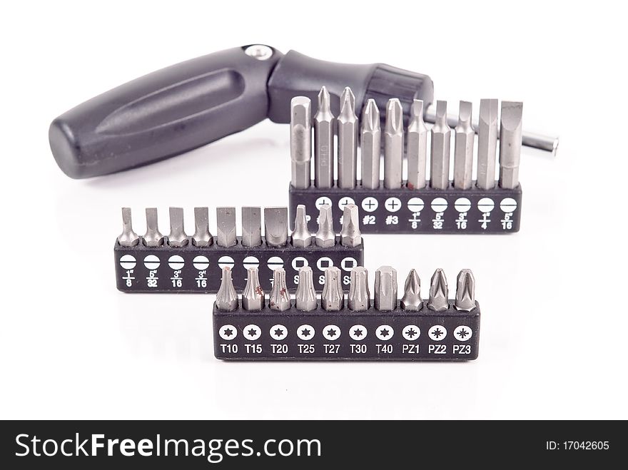 Various Screw Driver Extension Heads. Various Screw Driver Extension Heads