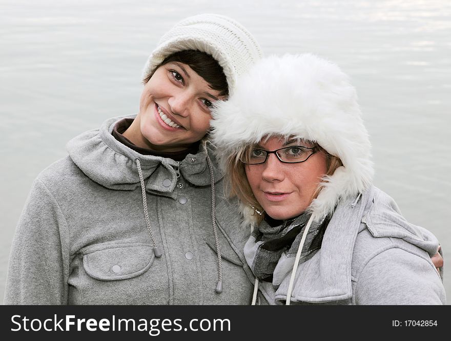 Young Women In Winter