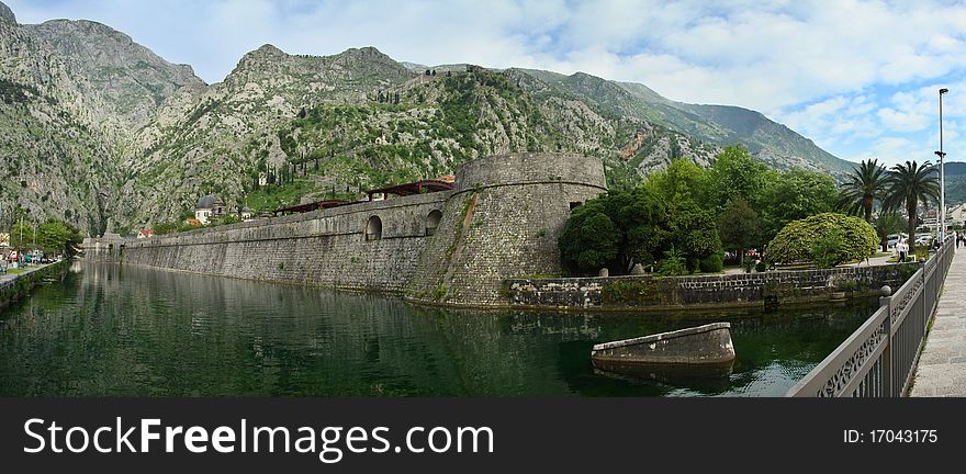 Fortress in Kotor, Montenegro.