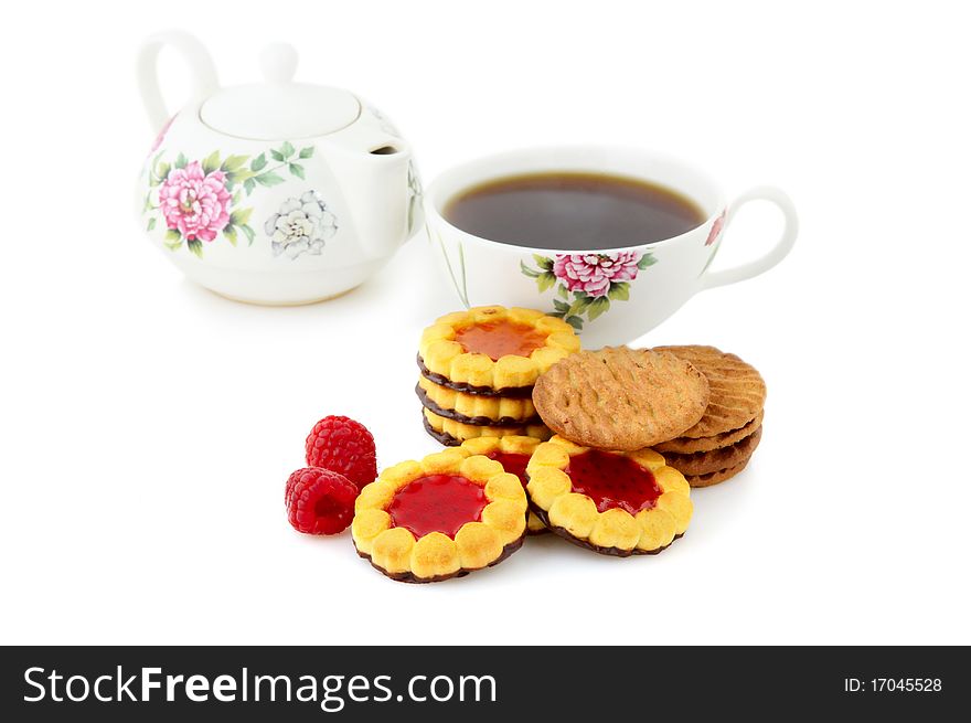 Cookies and tea