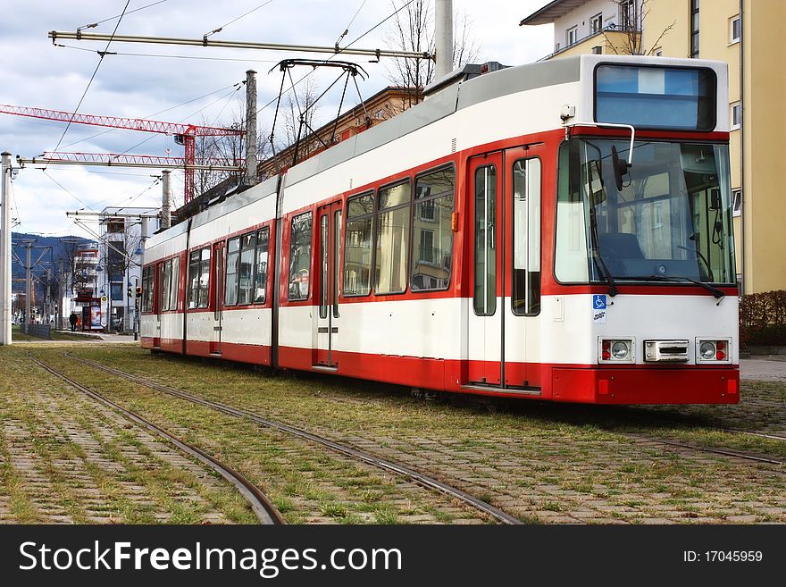 An image of a Modern European tramway