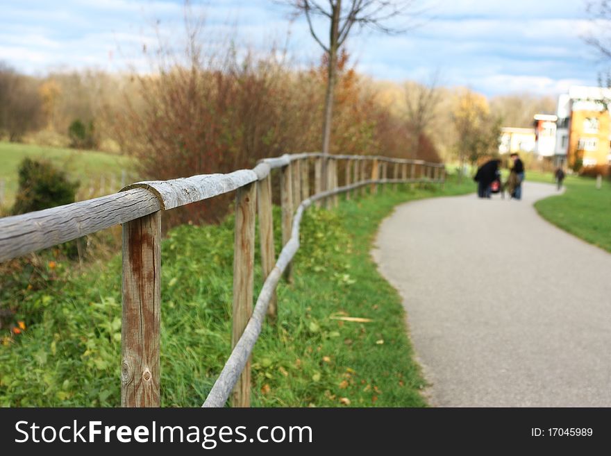 Fence With Shallow Depth Of Field