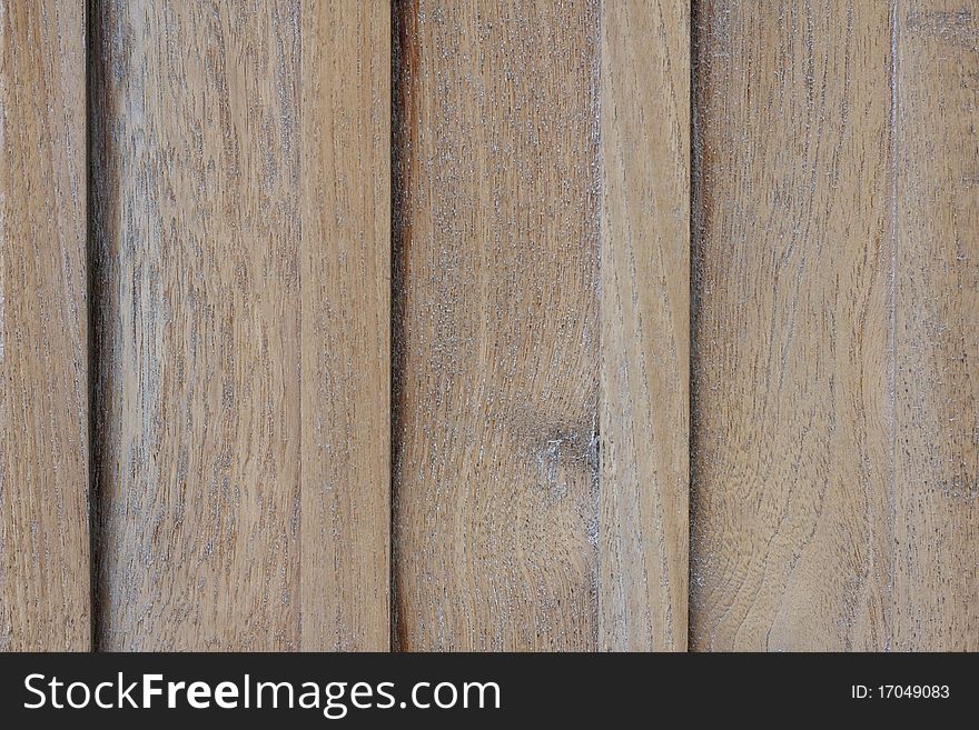 Texture of wood partition design element in dark brown color