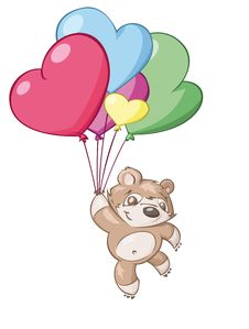 Flying Bear Royalty Free Stock Photos Flying Bear Royalty Free Stock Photos