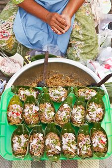 Thai Style Food In Floating Market Royalty Free Stock Photos Thai Style Food In Floating Market Royalty Free Stock Photos