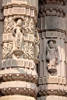 Carved Designs On Stone Pillar Royalty Free Stock Photo Carved Designs On Stone Pillar Royalty Free Stock Photo