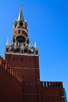Spasskaya Tower Royalty Free Stock Image