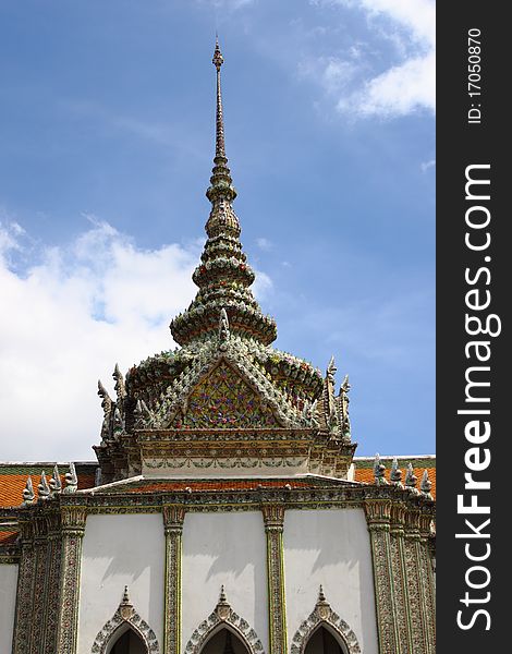 Pagoda of the Temple in Thailand