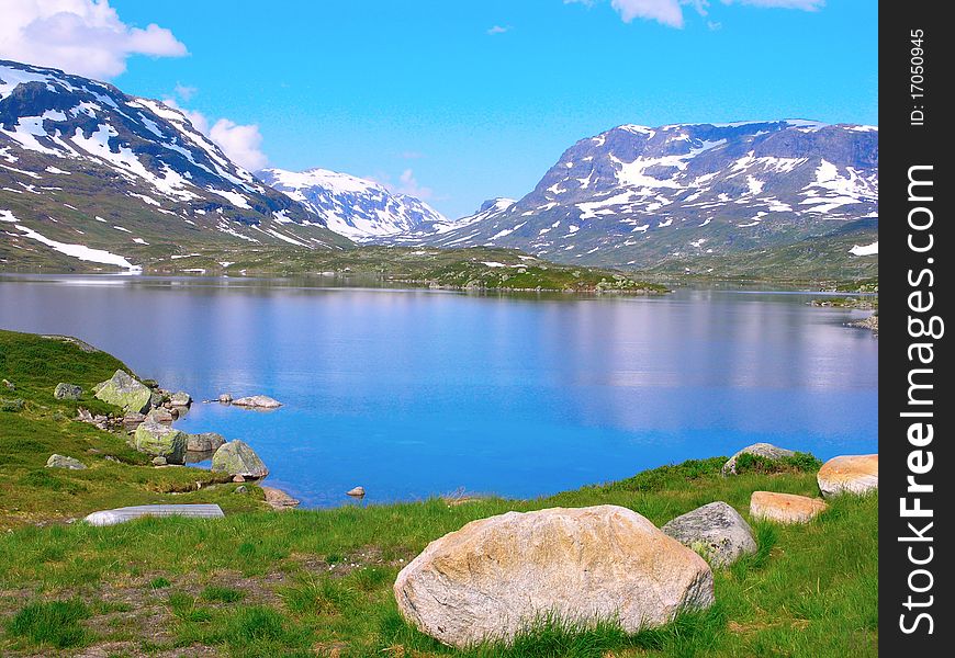 The Countryside of Norway on a Summer Day. The Countryside of Norway on a Summer Day