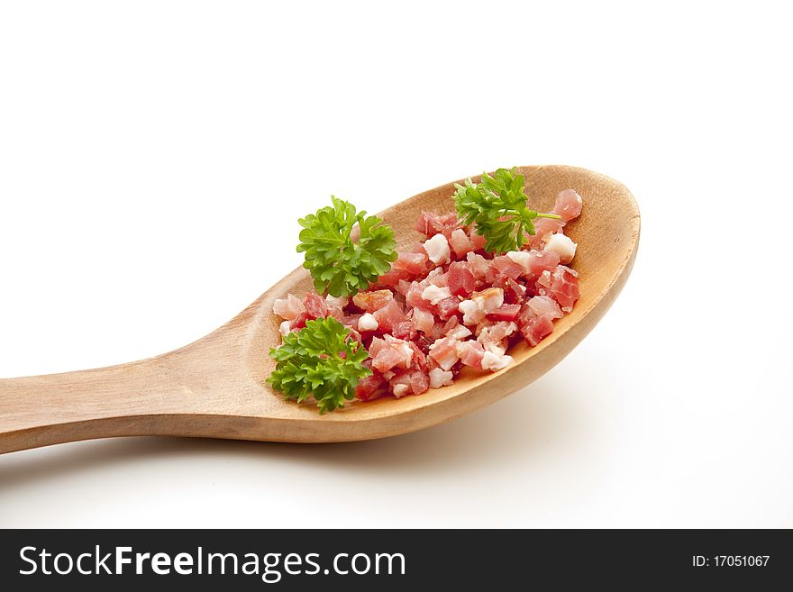 Thrown Bacon With Parsley