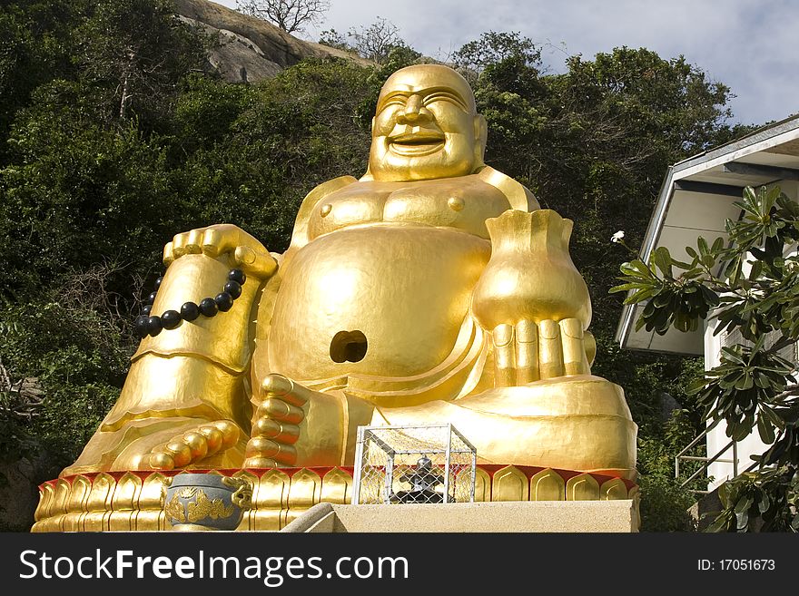 Smiling Buddha in Hua Hin, Thailand
