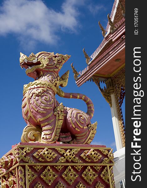 Dragon statue at a temple in Hua Hin, Thailand