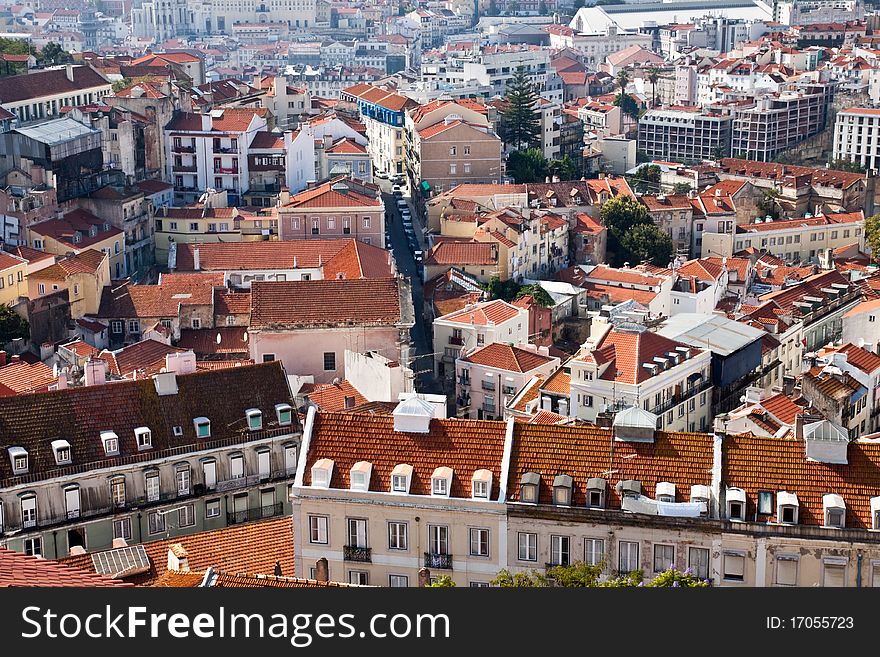 The picture of Lison, capital of Portugal. The picture of Lison, capital of Portugal