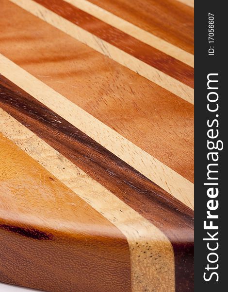 Wood Clad kitchen board for processing food.