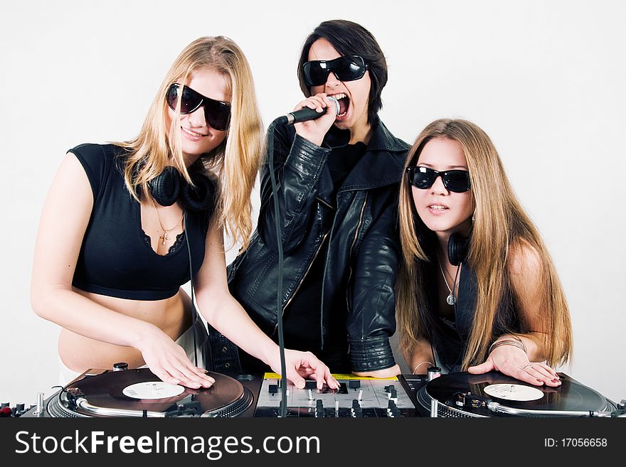 Female Djs And A Singer