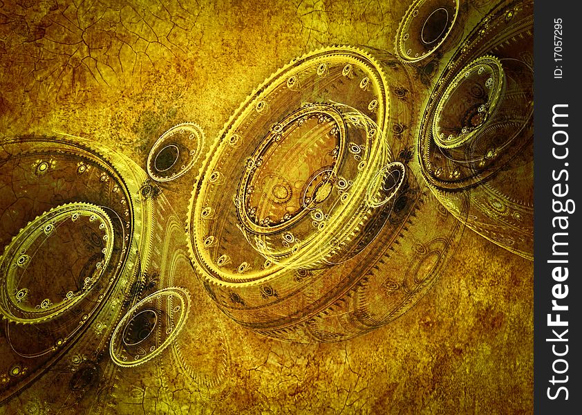 Grungy background - decorative cosmic abstraction