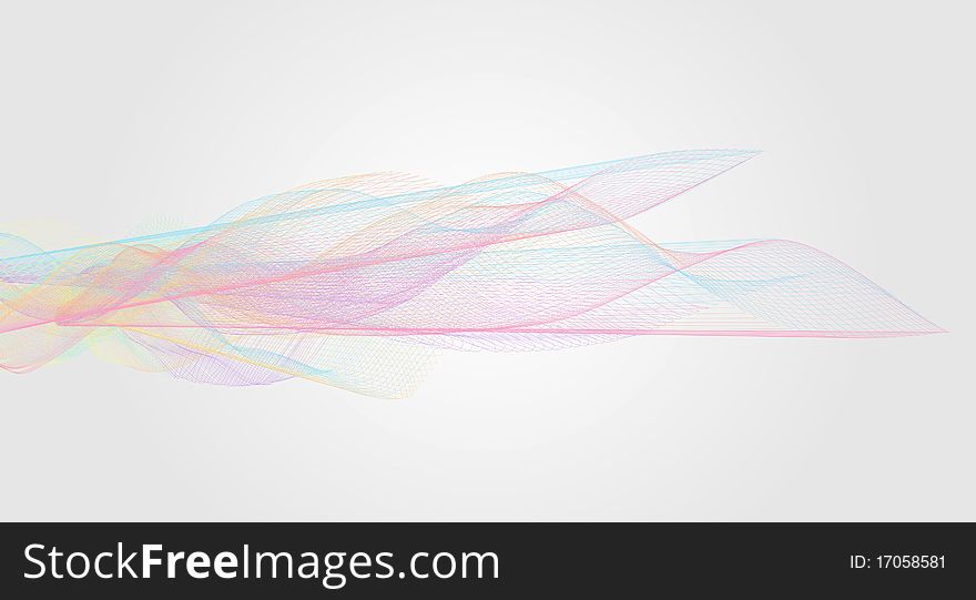 Gentle vector background with abstract multicolor shape. Gentle vector background with abstract multicolor shape