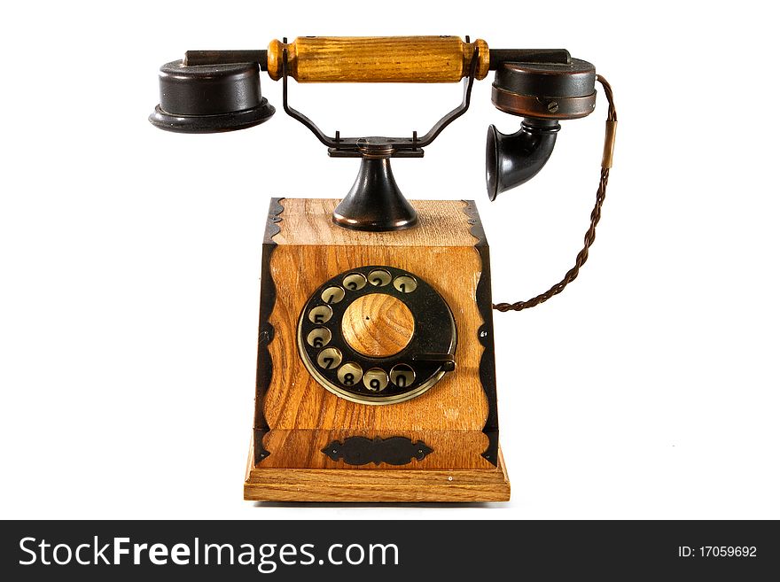Old-fashioned telephone