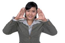 Framing Face Royalty Free Stock Images Framing Face Royalty Free Stock Images
