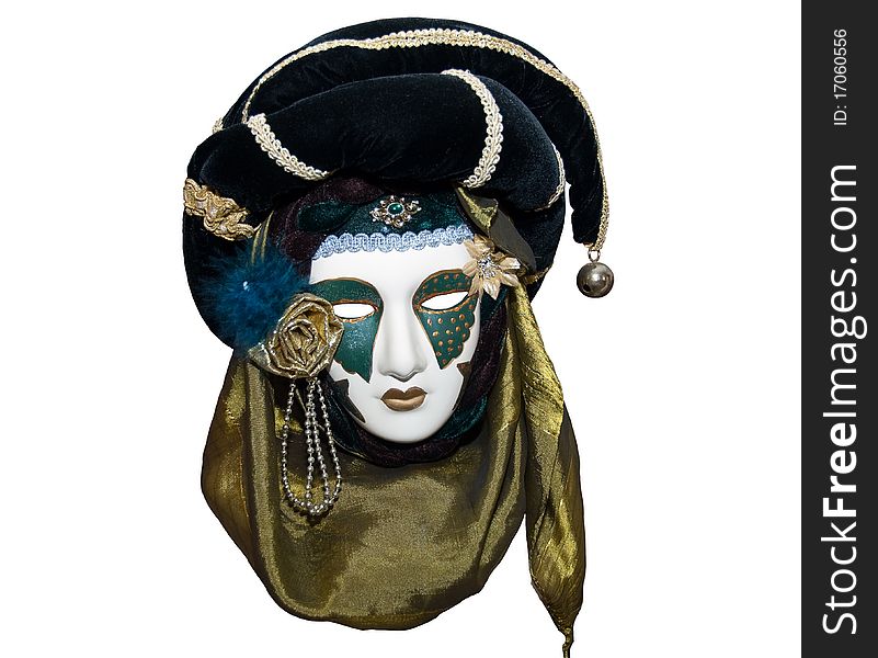 A beautiful carnivale mask from venice Italy
