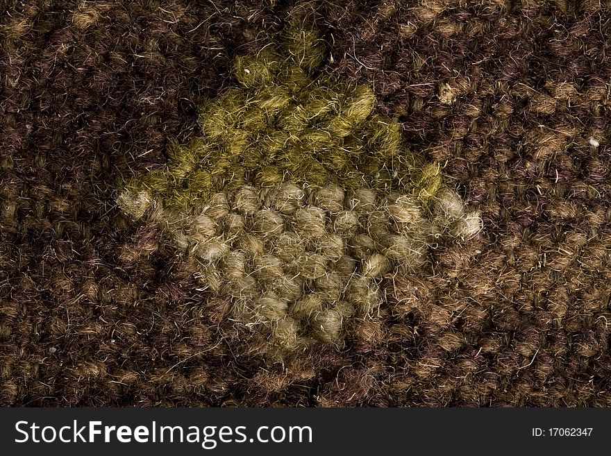 Close up of carpet structure with lots of threadÑ