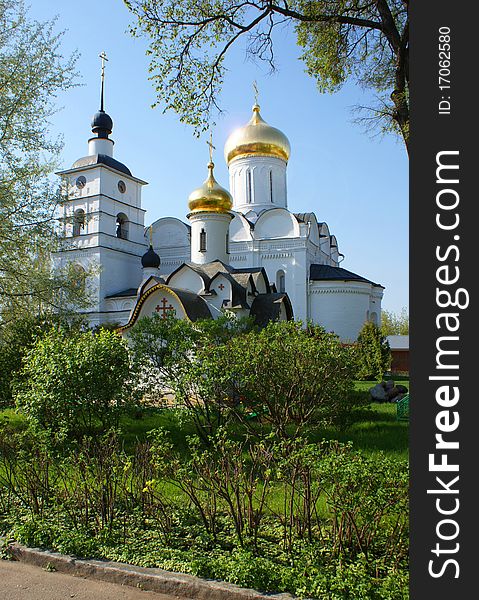Beauti russian churches in Dmitrov. Beauti russian churches in Dmitrov
