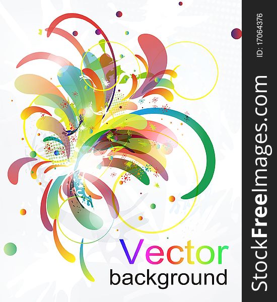 Abstract creative vector colorful background. Abstract creative vector colorful background