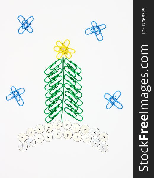 Paper Clip Christmas Tree