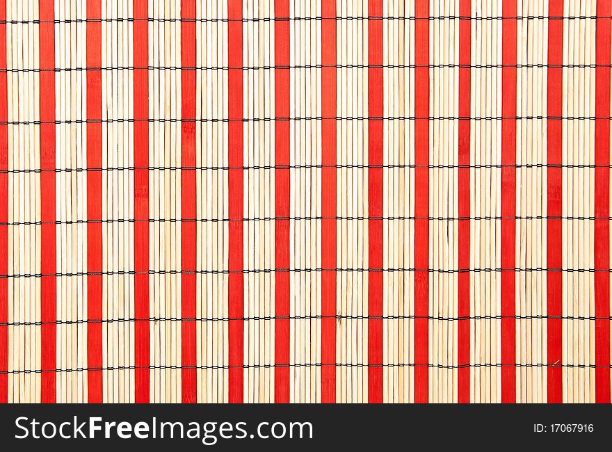 Red and white bamboo background