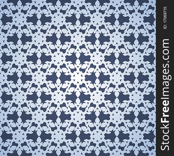 Blue seamless texture. Vector illustration.