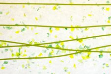 Stained Glass Yellow Green Confetti Fused Royalty Free Stock Images Stained Glass Yellow Green Confetti Fused Royalty Free Stock Images