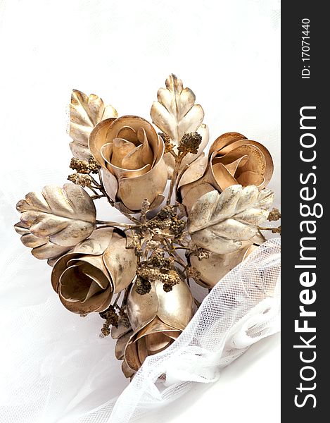 Metallic Wedding Bouquet