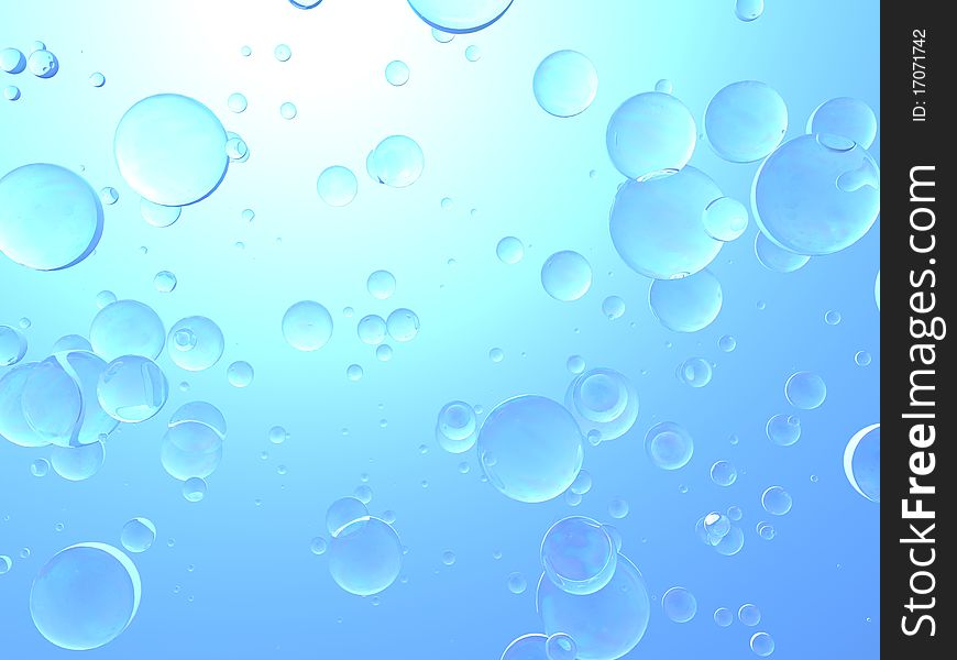 Abstraction as a set of bubbles in a liquid