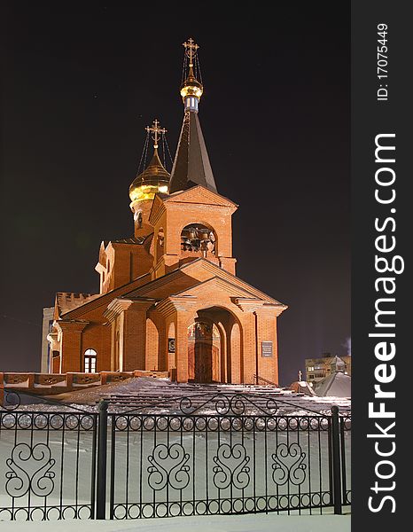 Russian Orthodox Church, the Moscow patriarchy, Krasnoyarsk diocese, Piously-Vvedensky church, Dudinka, Tajmyr, Krasnoyarsk region, Russian Federation