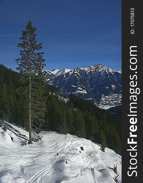 Beautiful vista in austrian alps
