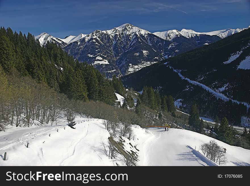 Beautiful scenery in austrian alps. Beautiful scenery in austrian alps