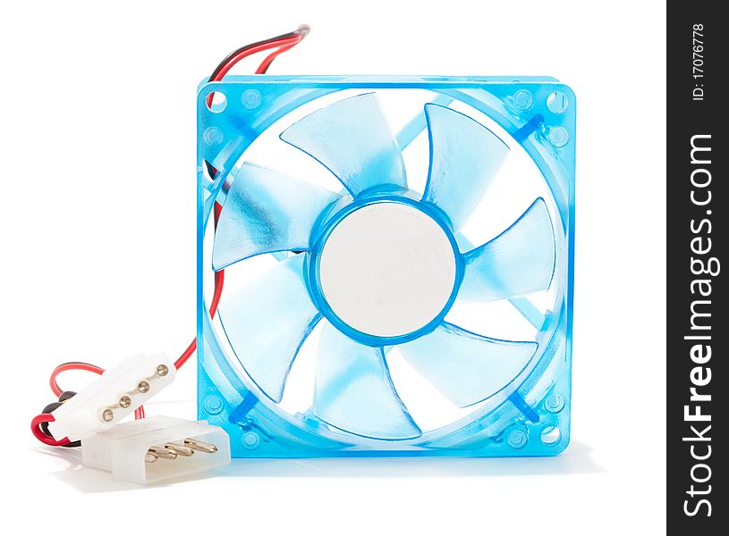 Computer fan isolated on a white background