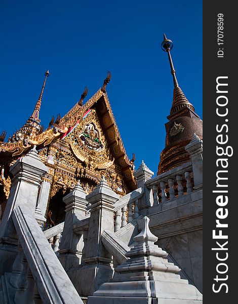 Buddha temple in Bangkok Thailand