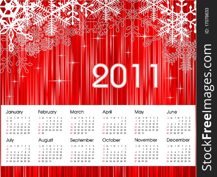 2011 Winter Concept Calendar