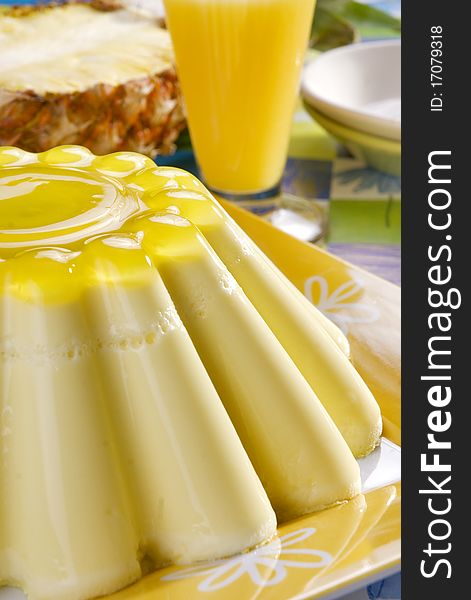 Pineapple Jelly Dessert