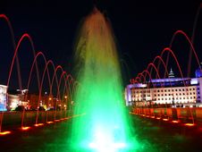 Color Fountains In Kazan Royalty Free Stock Photos Color Fountains In Kazan Royalty Free Stock Photos